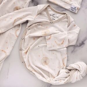 Copper Pearl Knotted Gown NWT